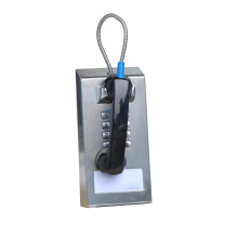 Stainless Steel Cord Out-the-Top heavy duty Jail Phone for all kinds of public use